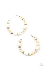 Load image into Gallery viewer, Definitely Down to Earth White Earrings