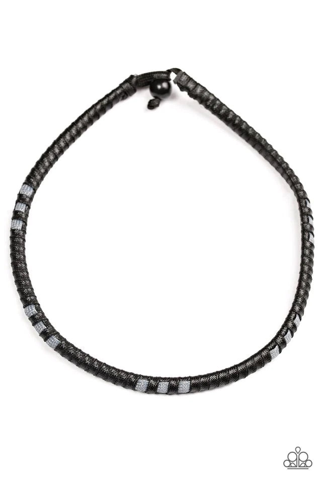Altitude Adjustment Black Urban Necklace