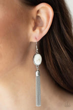 Load image into Gallery viewer, Oceanic Opalescence White Earrings