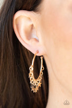 Load image into Gallery viewer, Happy Independence Day Gold Earrings
