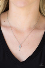Load image into Gallery viewer, Key Figure White Necklace