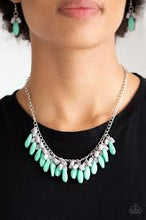 Load image into Gallery viewer, Bead Bing Green Necklace