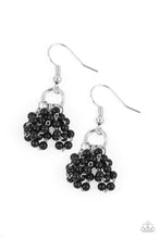 Load image into Gallery viewer, Party Posh Princess Black Earrings