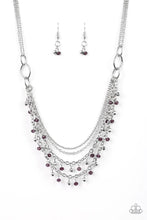 Load image into Gallery viewer, Financially Fabulous Purple Necklace