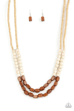 Bermuda Bellhop Brown Necklace