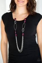 Load image into Gallery viewer, Pleasant Promenade Purple Necklace