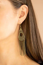 Load image into Gallery viewer, Insane Chain Brass Earrings