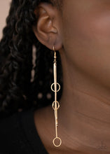 Load image into Gallery viewer, Full Swing Shimmer Gold Earrings