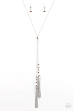 Load image into Gallery viewer, Tassel Temptation Brown Necklace