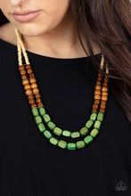 Load image into Gallery viewer, Bermuda Bellhop Green Necklace