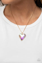Load image into Gallery viewer, Lockdown My Heart Gold Necklace