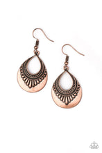 Load image into Gallery viewer, Totally Terrestrial Copper Earrings