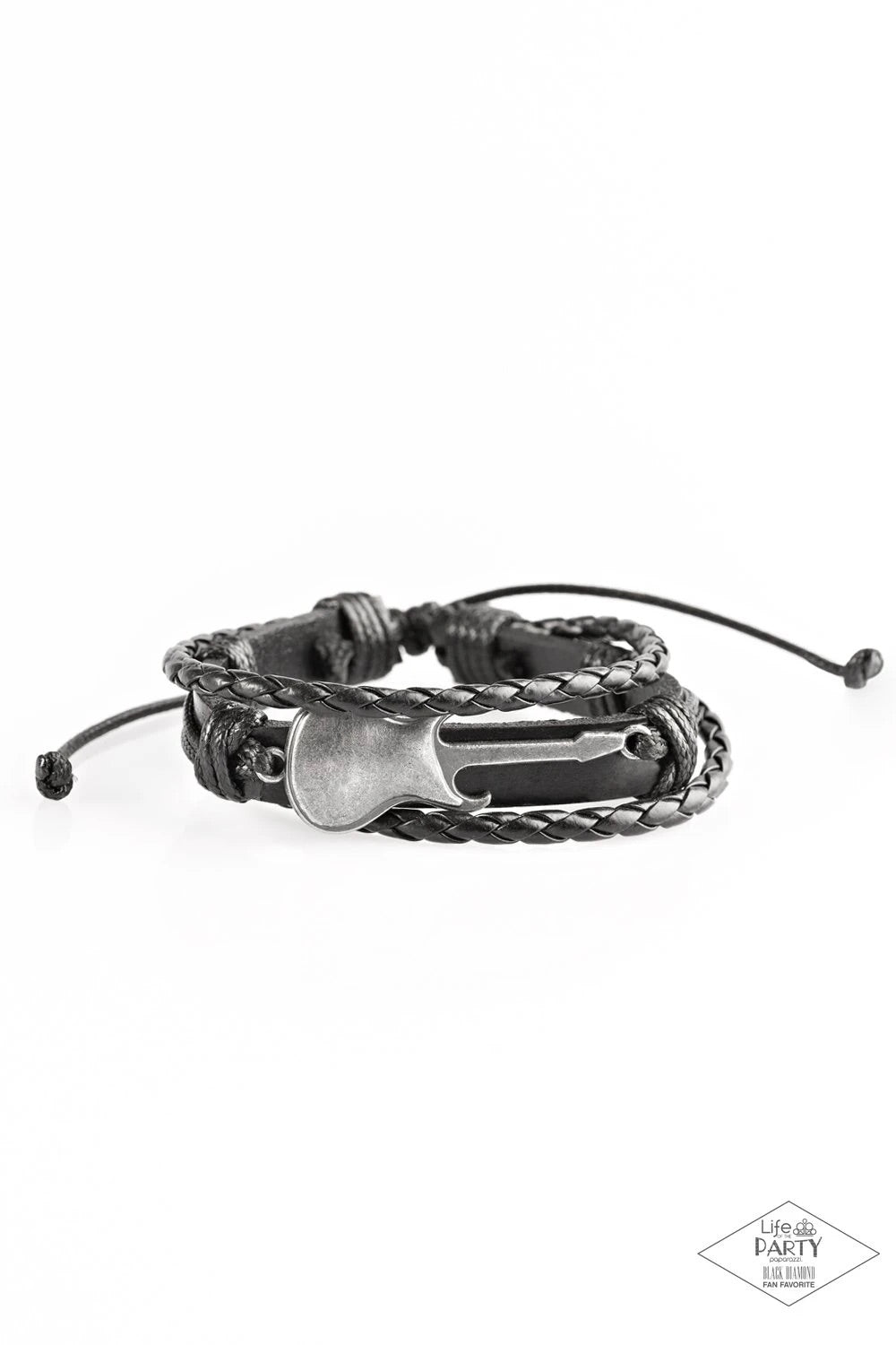 Lead Guitar Black Urban Bracelet