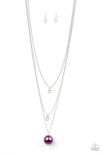Load image into Gallery viewer, Hearty Heirloom Purple Necklace