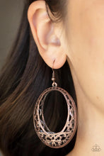 Load image into Gallery viewer, Gardenista Grandeur Copper Earrings