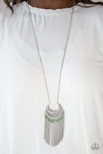 Load image into Gallery viewer, Desert Coyote Green Necklace