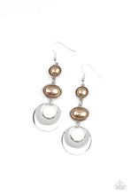 Load image into Gallery viewer, Bubbling to the Surface Brown Earrings