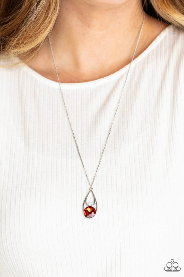 Gala Gleam Brown Necklace