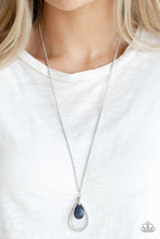 Load image into Gallery viewer, Teardrop Tranquility Blue Necklace
