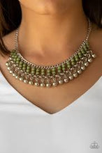 Load image into Gallery viewer, Beaded Bliss Green Necklace