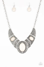 Load image into Gallery viewer, Leave Your Landmark White Necklace