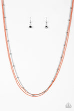 Load image into Gallery viewer, Colorfully Chic Orange Necklace