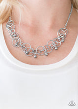 Load image into Gallery viewer, You Can’t Handle the Sparkle Silver Necklace