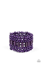Load image into Gallery viewer, Fiji Flavor Purple Wood Bracelet