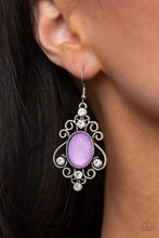 Load image into Gallery viewer, Tour de Fairytale Purple Earrings
