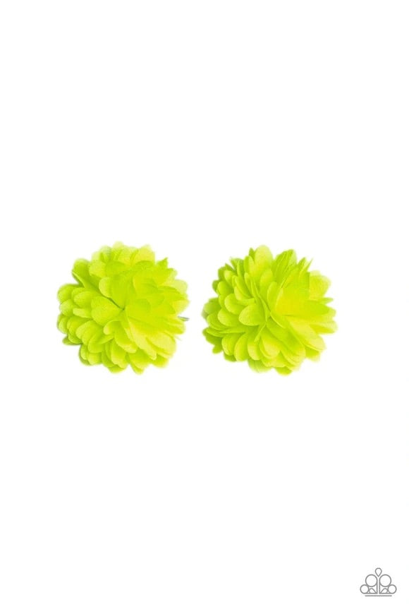 Neatly Neon Yellow Hair Clips