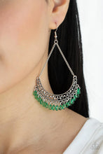 Load image into Gallery viewer, Orchard Odyssey Green Earrings