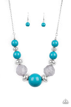 Load image into Gallery viewer, Daytime Drama Blue Necklace
