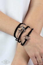 Load image into Gallery viewer, Anchors Away Black Bracelet