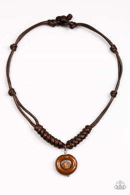 Stylishly Stone Age Brown Urban Necklace