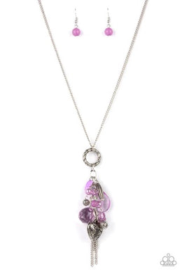 Amore to Love Purple Necklace
