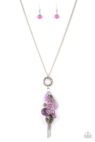 Amore to Love Purple Necklace