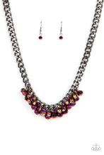 Load image into Gallery viewer, Galactic Knockout Purple Necklace