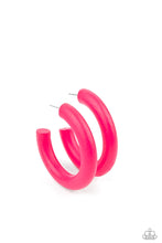 Load image into Gallery viewer, Woodsy Wonder Pink Wood Earrings