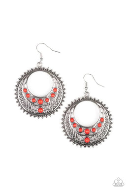 Boho Bliss Red Earrings