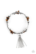 Load image into Gallery viewer, Mineral Mosaic Brown Coil Bracelet