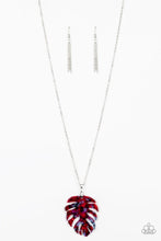 Load image into Gallery viewer, Prismatic Palms Red Necklace