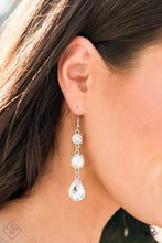 Load image into Gallery viewer, Unpredictable Shimmer White Earrings