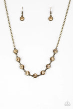 Load image into Gallery viewer, Starlit Socials Brass Necklace