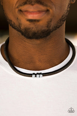 Trail Rules Black Urban Necklace