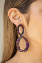 Load image into Gallery viewer, Hey, Haute Rod Black/ Multi Acrylic Earrings