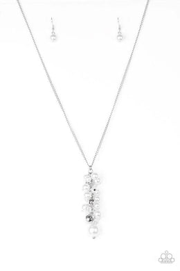 Ballroom Belle White Necklace