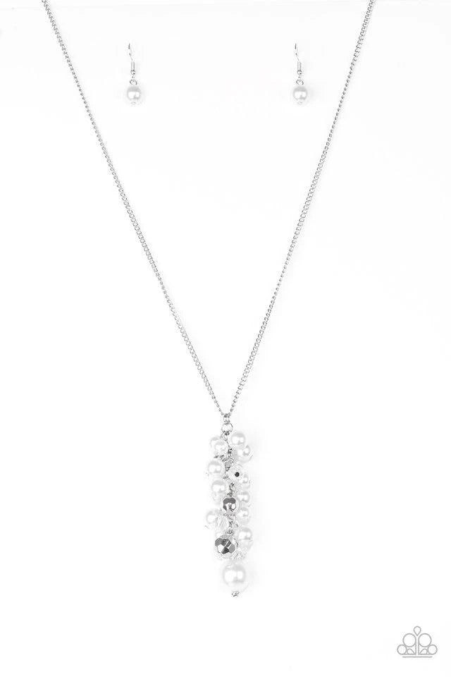 Ballroom Belle White Necklace