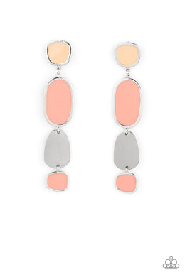All Out Allure Orange Earrings