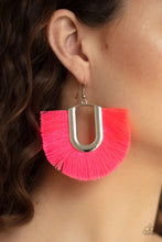 Load image into Gallery viewer, Tassel Tropicana Pink Tassel Earrings