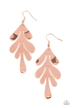 Load image into Gallery viewer, A Frond Farewell Copper Earrings